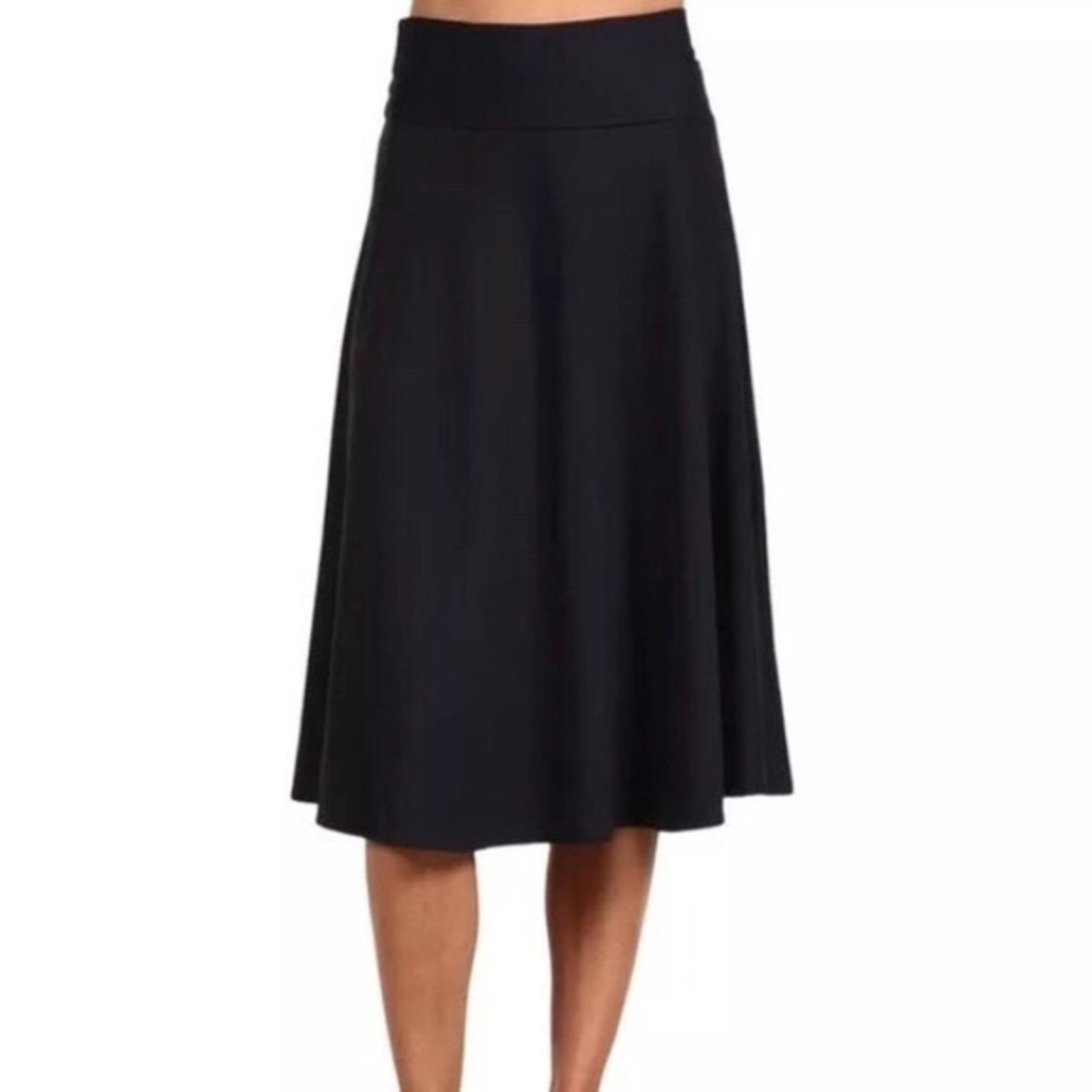 Patagonia Black Morning Glory Foldover Travel Skirt Dress Convertible